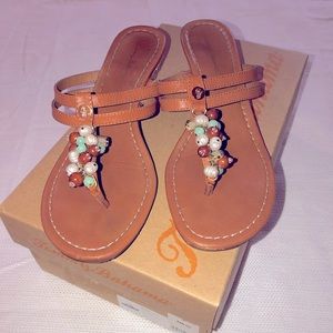Tommy Bahama thong tan sandal